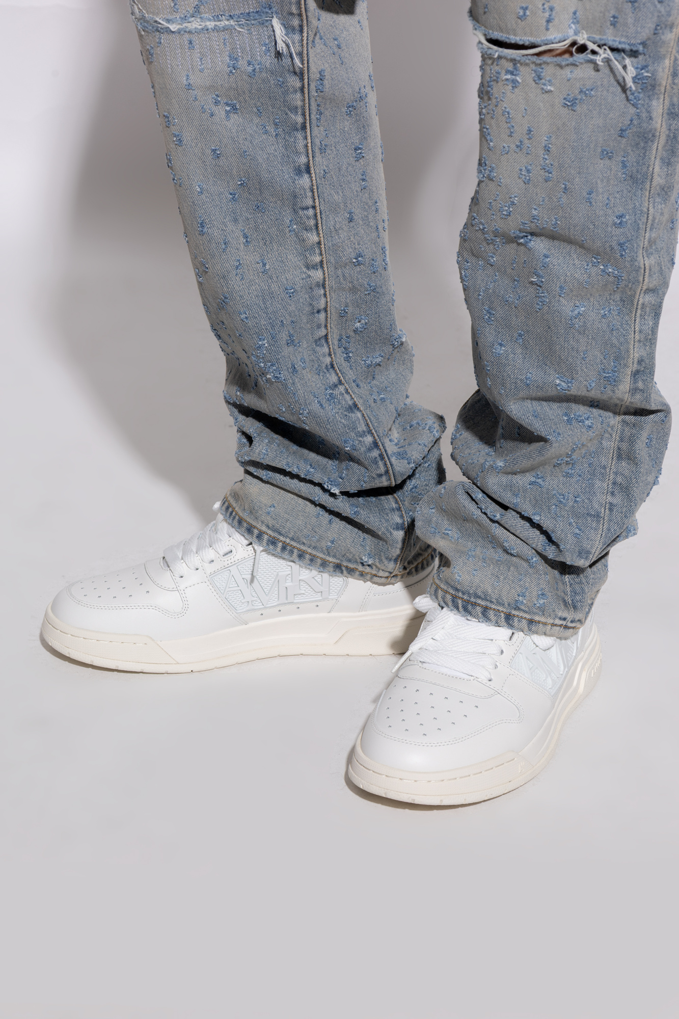スニーカー AMIRI FW25 LLIC MA-1 (AMFOSR1152 WHITE) 送料/関税込 AMIRI スニーカー MA-1 メンズ 靴 シューズ 白